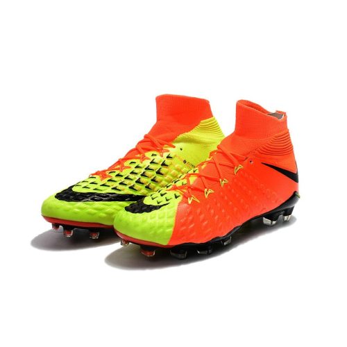 fodboldstøvler Nike Phantom Hypervenom 3 Elite DF FG - Orange Gul_8.jpg